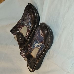 Alegria ALG-382 Paisley Mule Slide Shoes Sz. 38 / 8